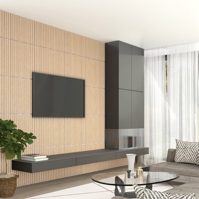 Oak finish slat-wood swatch